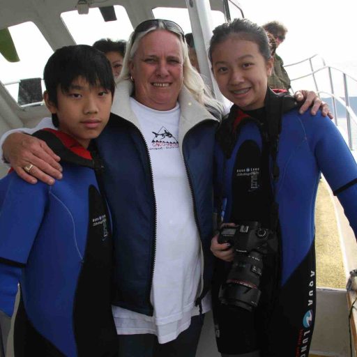 Kim Sharklady cares about education